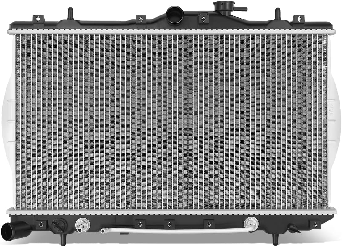 DNA Motoring OEM-RA-1816 1-Row Aluminum Core Radiator Compatible with 95-99 Accent 1.5L SOHC,23-15/16" W X 13-3/16" H X 5/8" D,1-5/16" Inlet / 1-5/16" Outlet