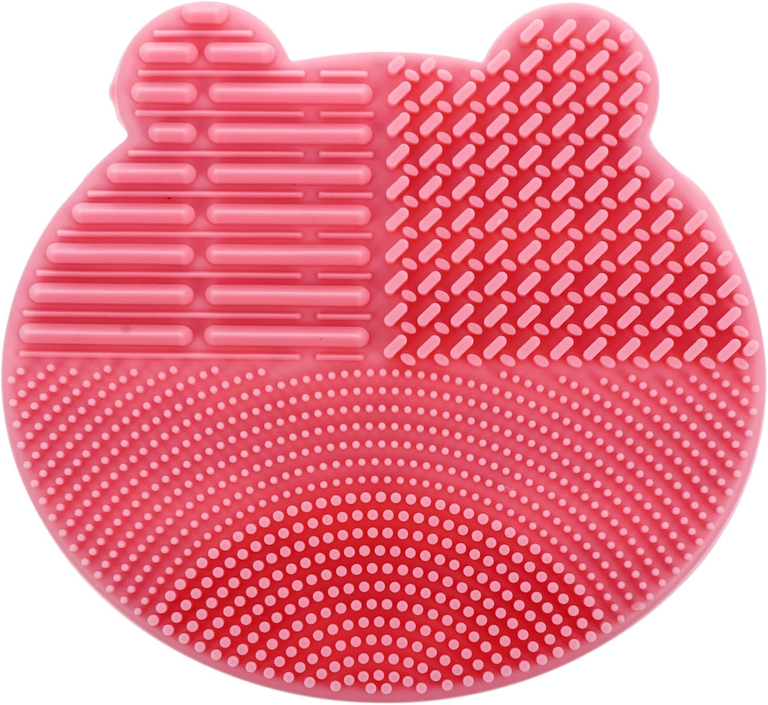 OUNONA Silicone Makeup Brush Cleaner Mat Storage Holder Cleaning Pad for Drying Organization Portable Design for Home Travel Use