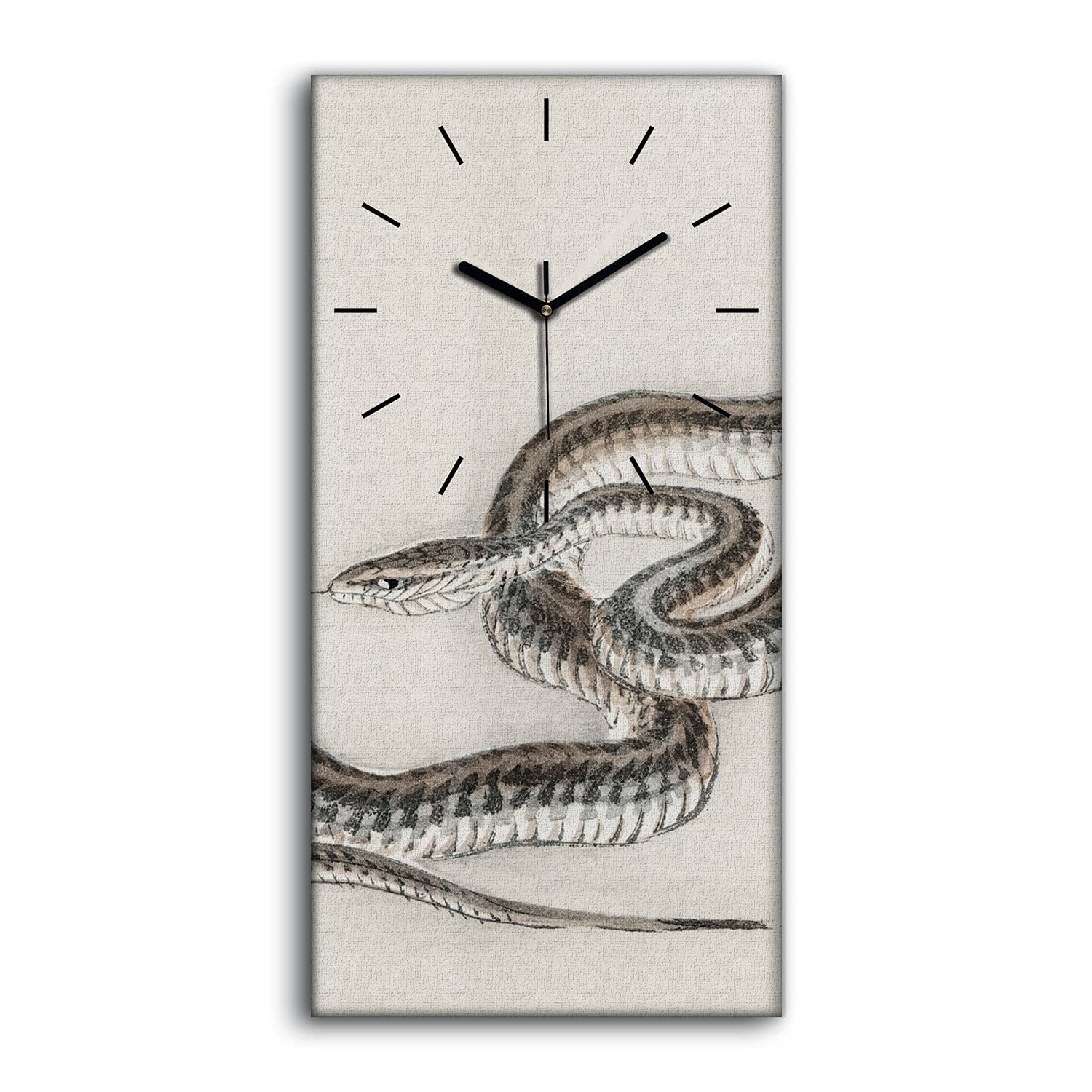 Horloge sur Toile 30x60cm Décoration Image Art Moderne Mural Salon
