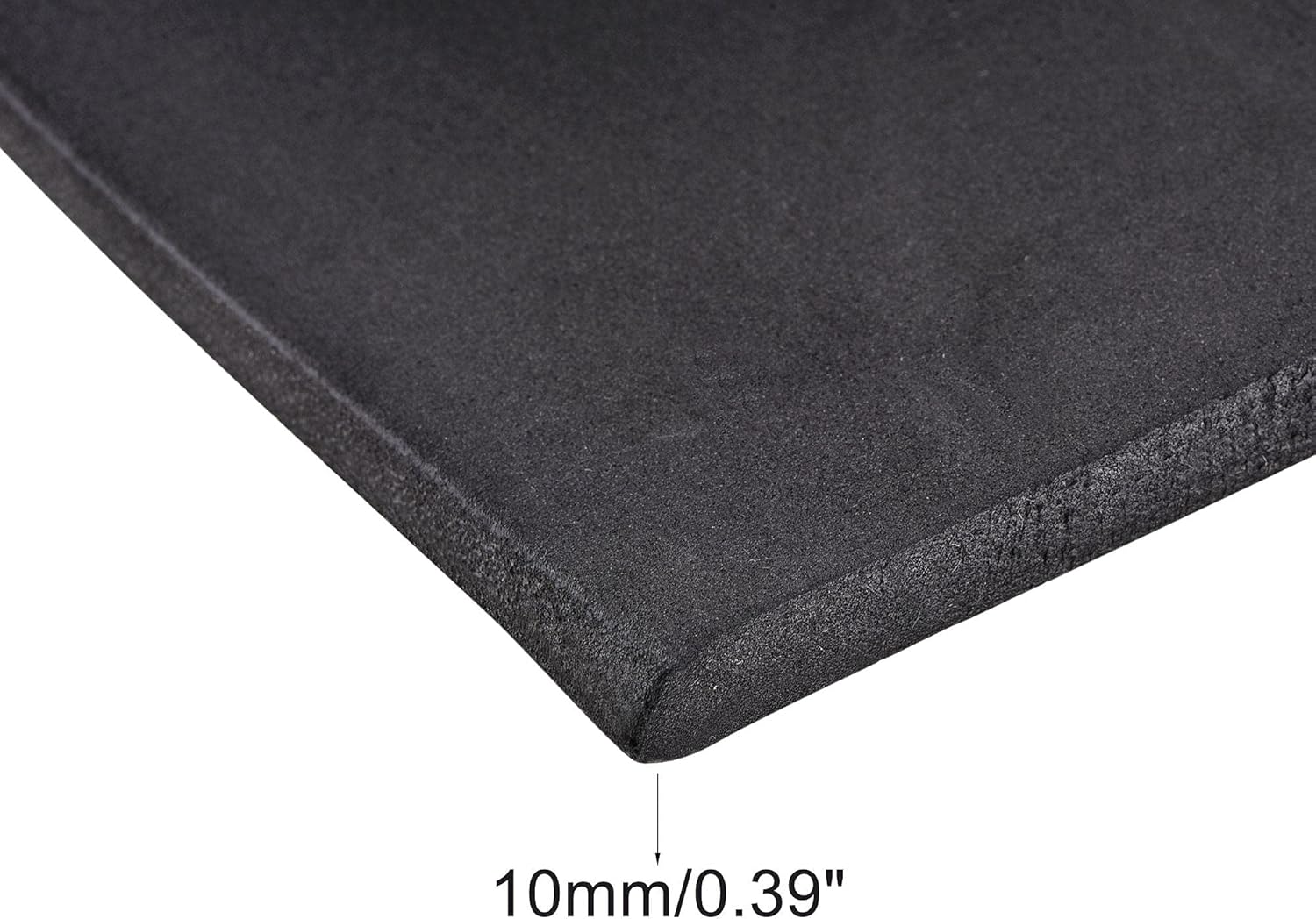 uxcell Black EVA Foam Sheets Roll 13 x 39 Inch 10mm Thick for Crafts DIY Projects