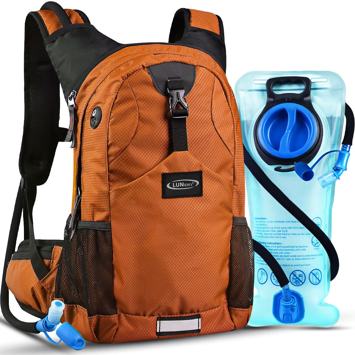 20L Mochila de Hidratación, Mochila con Bolsa de Agua 2L, Mochilas Trail Running para Correr, Ciclismo, Camping, Bicicleta Senderismo, Mochila con Sistema de Hidratación para hombresy Mujeres