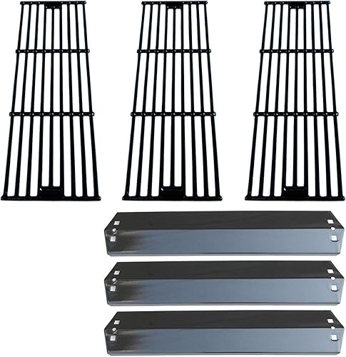 Direct store Kit de piezas DG234 Placas térmicas y rejilla de cocción de hierro fundido de repuesto para modelos Chargriller 3001 3030 4000 5050