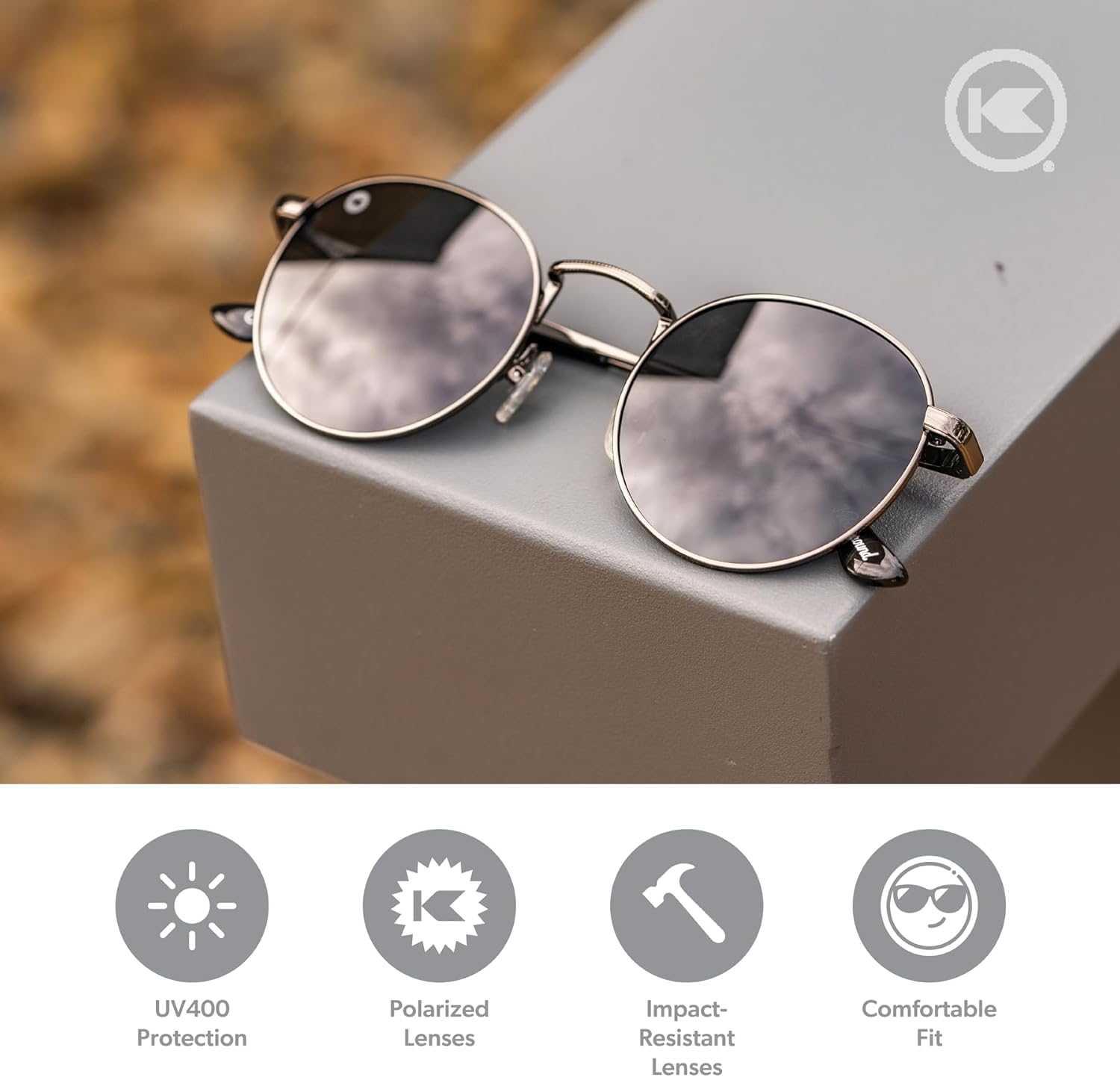 Knockaround Love & Haights Polarized Sunglasses for Men & Women - UV400 Protection - Image 2