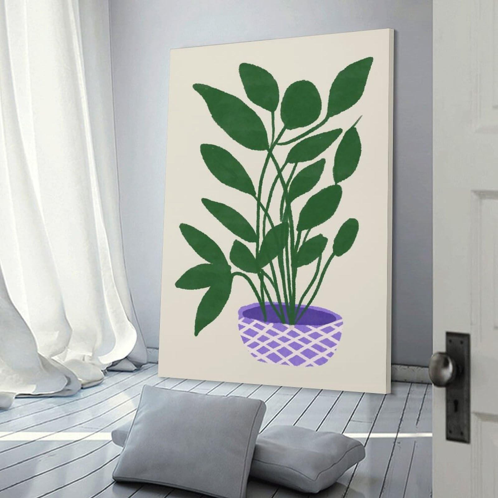 Junmoney Room Decor Wall Art Dracaena Plant, 24x36inch(60x90cm), for Gallery Wall Layouts in Home Or Office, Home Wall Art for Statement Displays