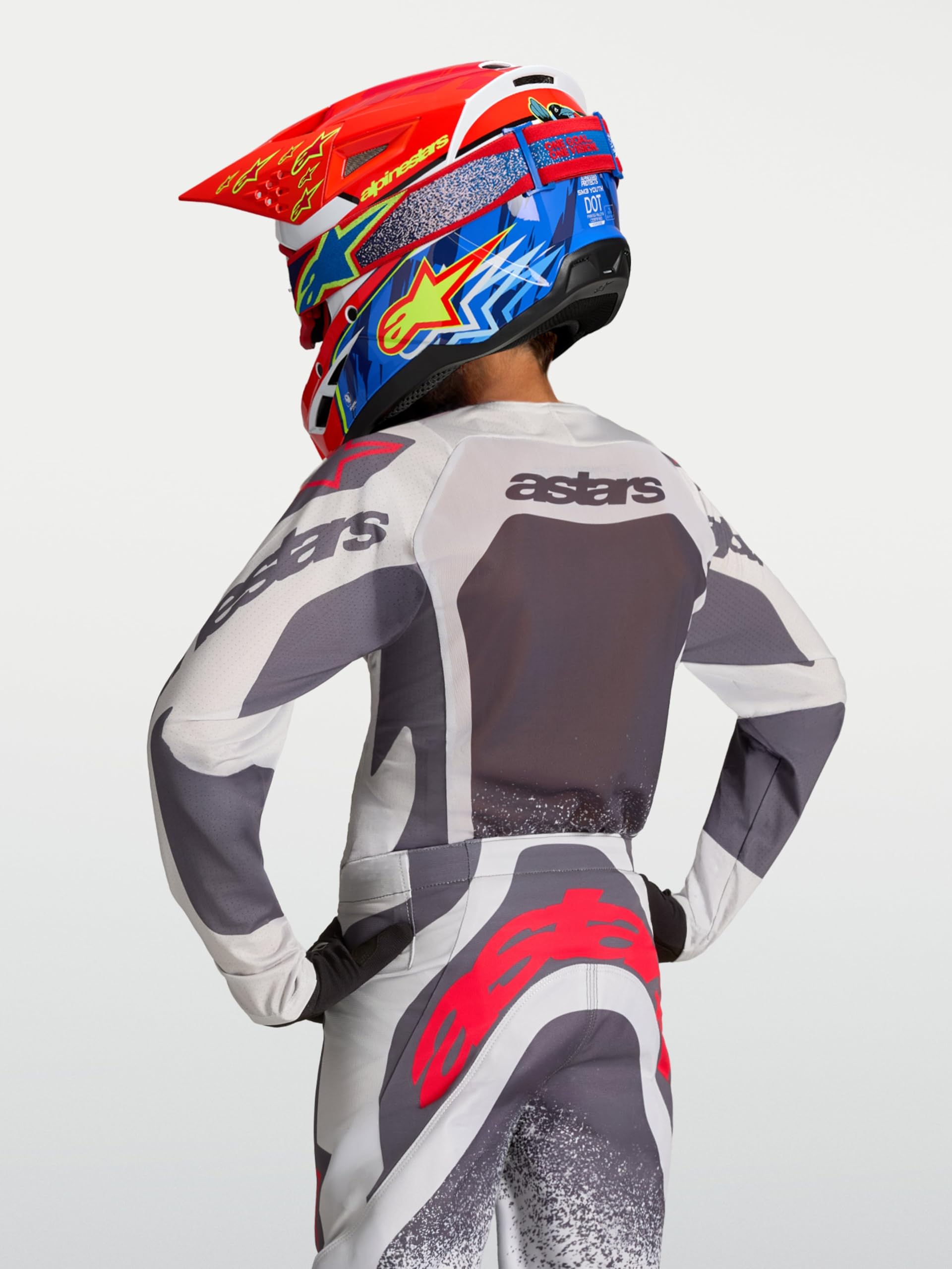 Alpinestars Supertech Swan Młodzieżowa koszulka motocrossowa, M