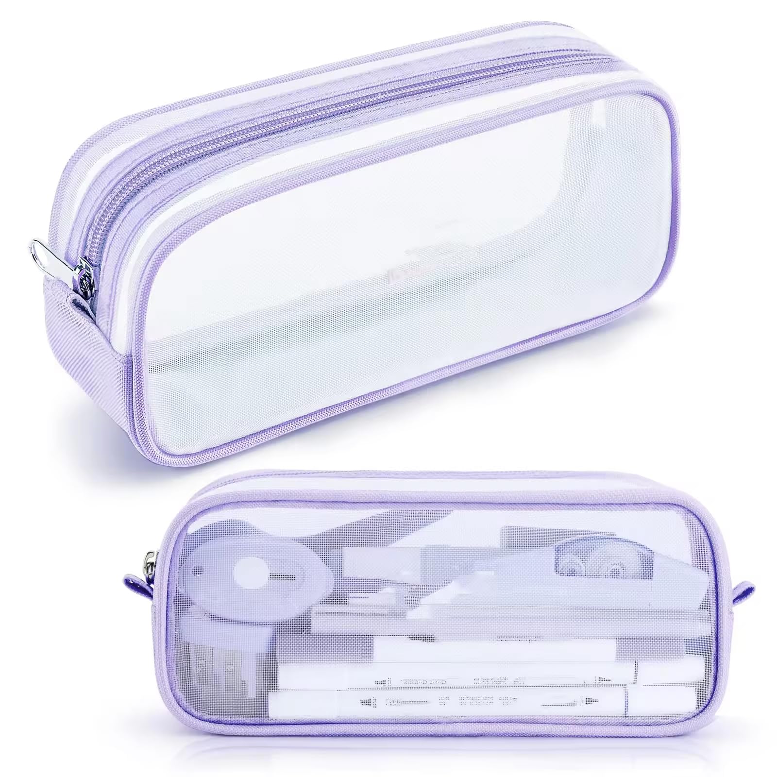 See full amazon price history chart for Mincerfit Transparent Large Pencil Case High Capacity Bag Holder Box Storage Desk Organizer Marker Pen Pouch for School Office College Adult Girl and Boy (Purple) Mincerfit Transparent Large Pencil Case High Capacity Bag Holder Box Storage Desk Organizer Marker Pen Pouch for School Office College Adult Girl and Boy (Purple) (B0DCK3SFTY) Amazon Price History, Amazon Price Tracker