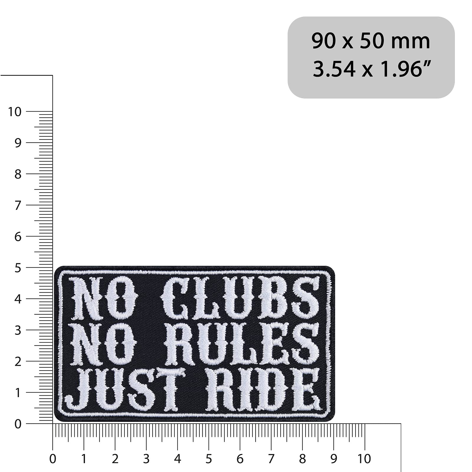 Ooh La La Funny Biker Patch — Embroidered Iron-On Or Sew-On, 3.75x3 Inch, For Jackets, Bags & More
