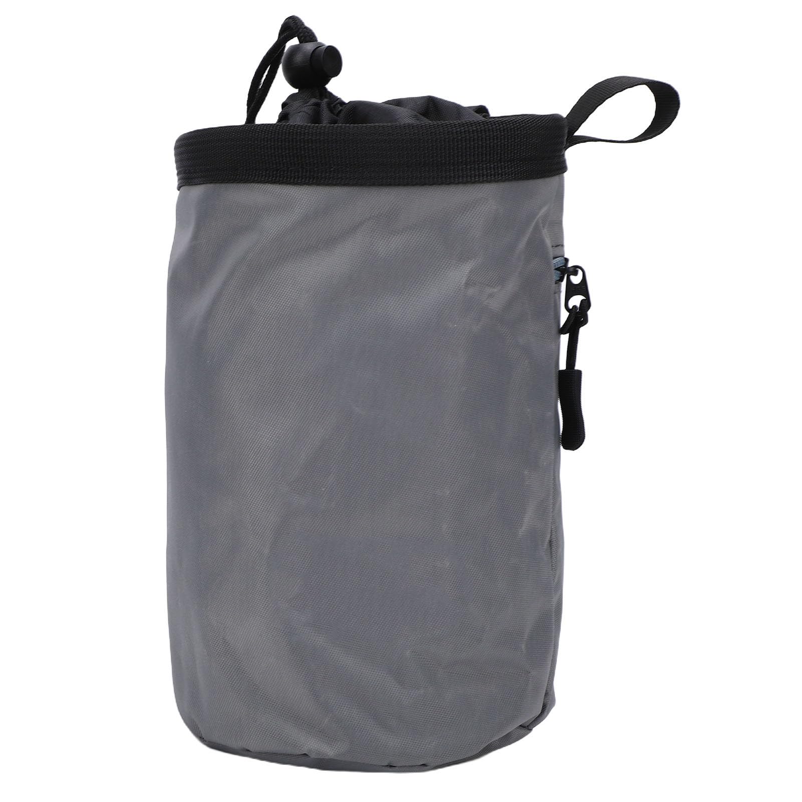 MENDUNER Adjustable Chalk Bucket for Rock Climbing | Multifunctional Chalk Bag with Oxford Fabric and Fleece Lining for Gym Gymnastics Weightlifting