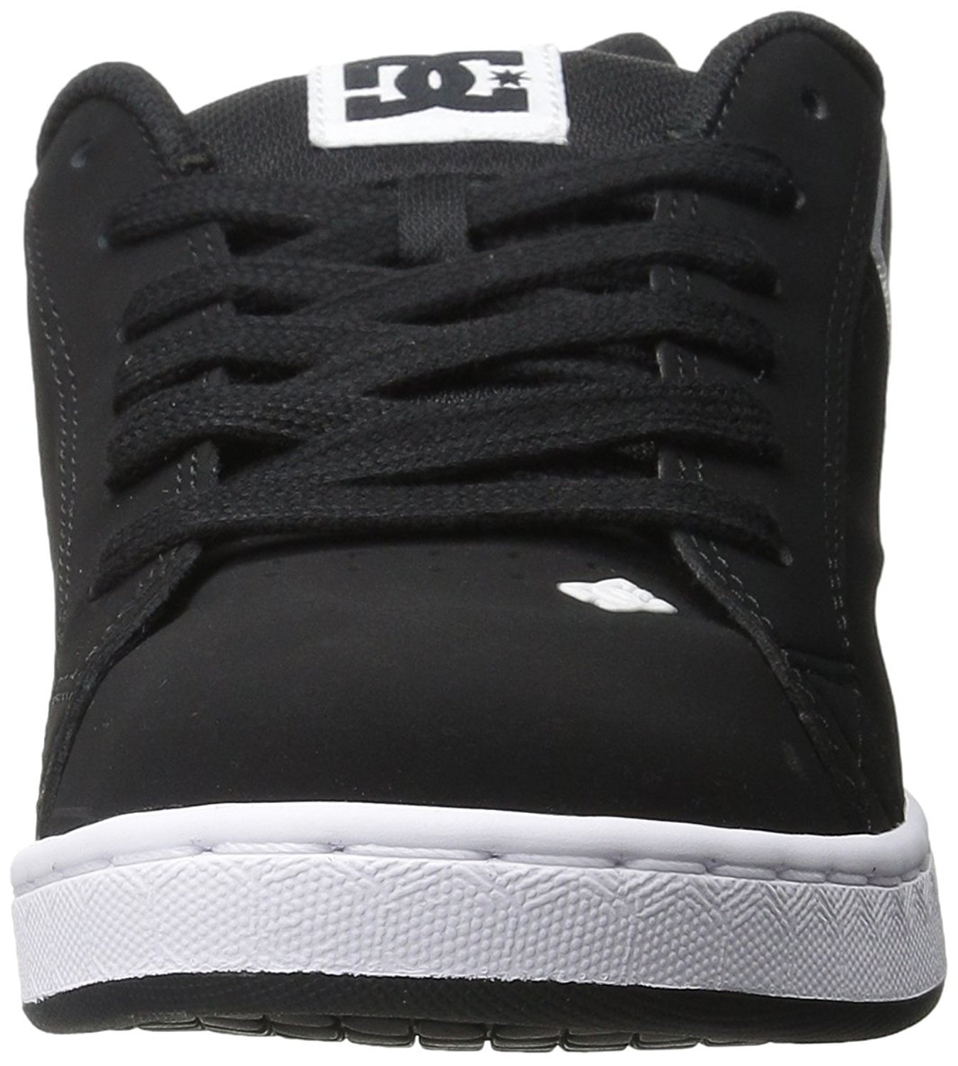 DC Women's Court Graffik Low Top Casual Skate Shoe, White/M Silver, 7.5