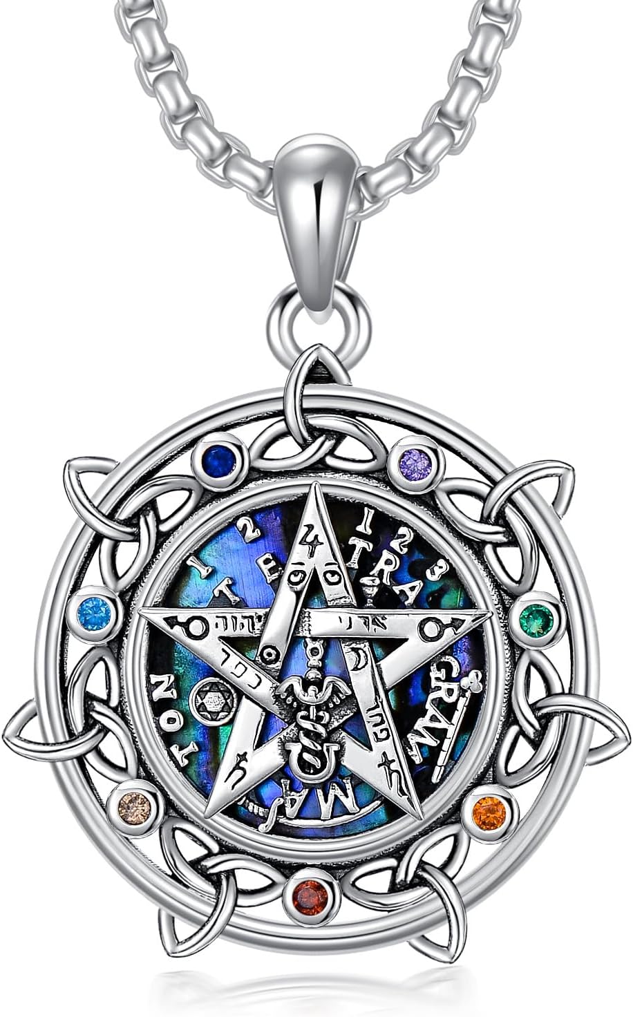 Allah Necklace 925 Sterling Silver Islamic Muslim Pendant Necklace Religious Jewelry Gifts for Men Women