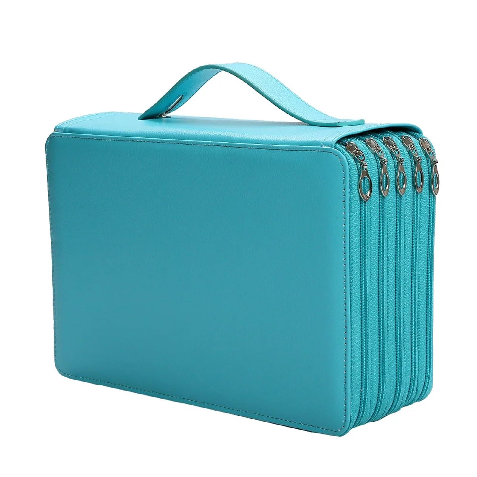Stiftetasche Federmäppchen mit 250 Fächern, Federmäppchen for die Schule, großes Fassungsvermögen, Stifttasche, ästhetische Schreibwarenbox, Organizer mit 5 Fächern(Style 03)