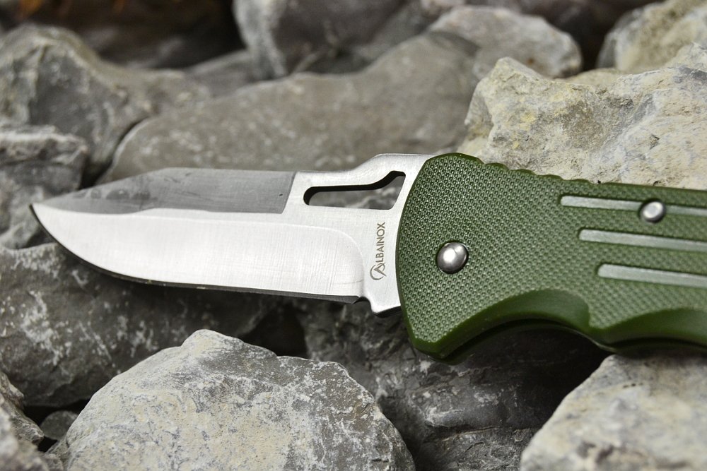 Albainox 18024 Navajas, Unisex Adulto, Verde, Única