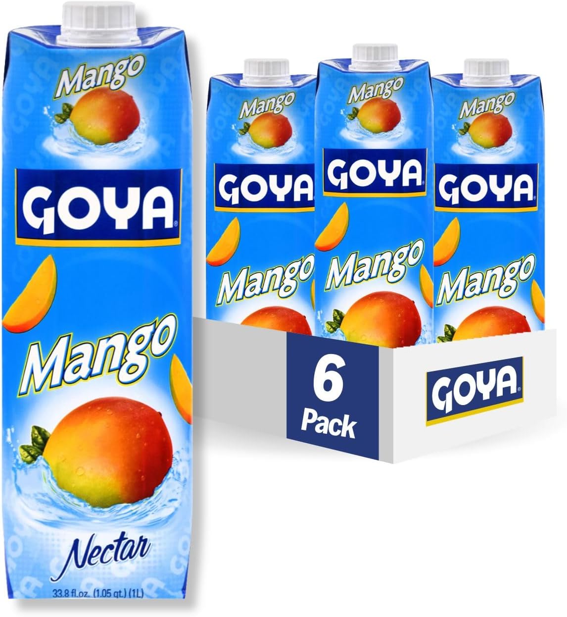 Foods Mango Nectar 33.8 Ounce (Pack of 6)