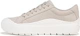 Dr. Scholl's Women's Time Off Sneaker, Oyster Microfiber, 4.5 UK - 10