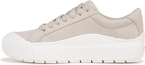 Dr. Scholl's Women's Time Off Sneaker, Oyster Microfiber, 4.5 UK - 10