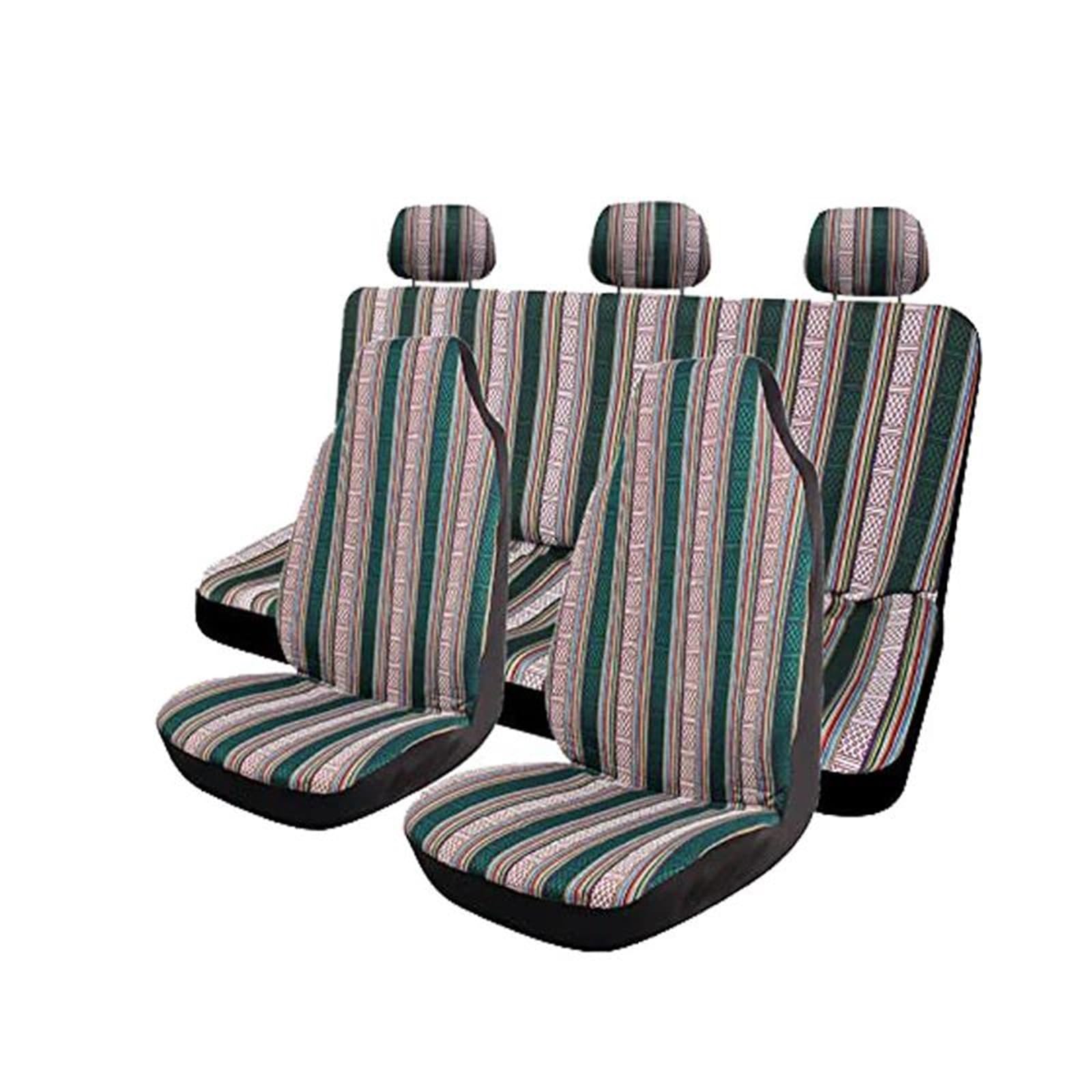 Set coprisedili per auto Set Coprisedili Per Auto, Di Coperte Per Sella Tessuto Universale Adatto Alla Maggior Parte Dei Seggiolini Protezione Coprivolante Coprisedili Auto(7 pcs set Type C)