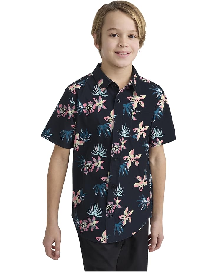 Hurley Kids Printed Button-Down Shirt (Big Kid) - Main View