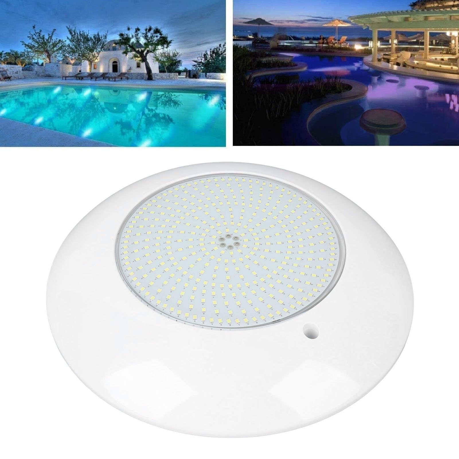 banapoy Basenu, AC12V 25W LED IP68 Wodoodporna Podwodna Głębinowa z Pilotem do Naziemnych Basenów Naziemnych Wanna z Hydromasażem Fontanna Spa Akwarium