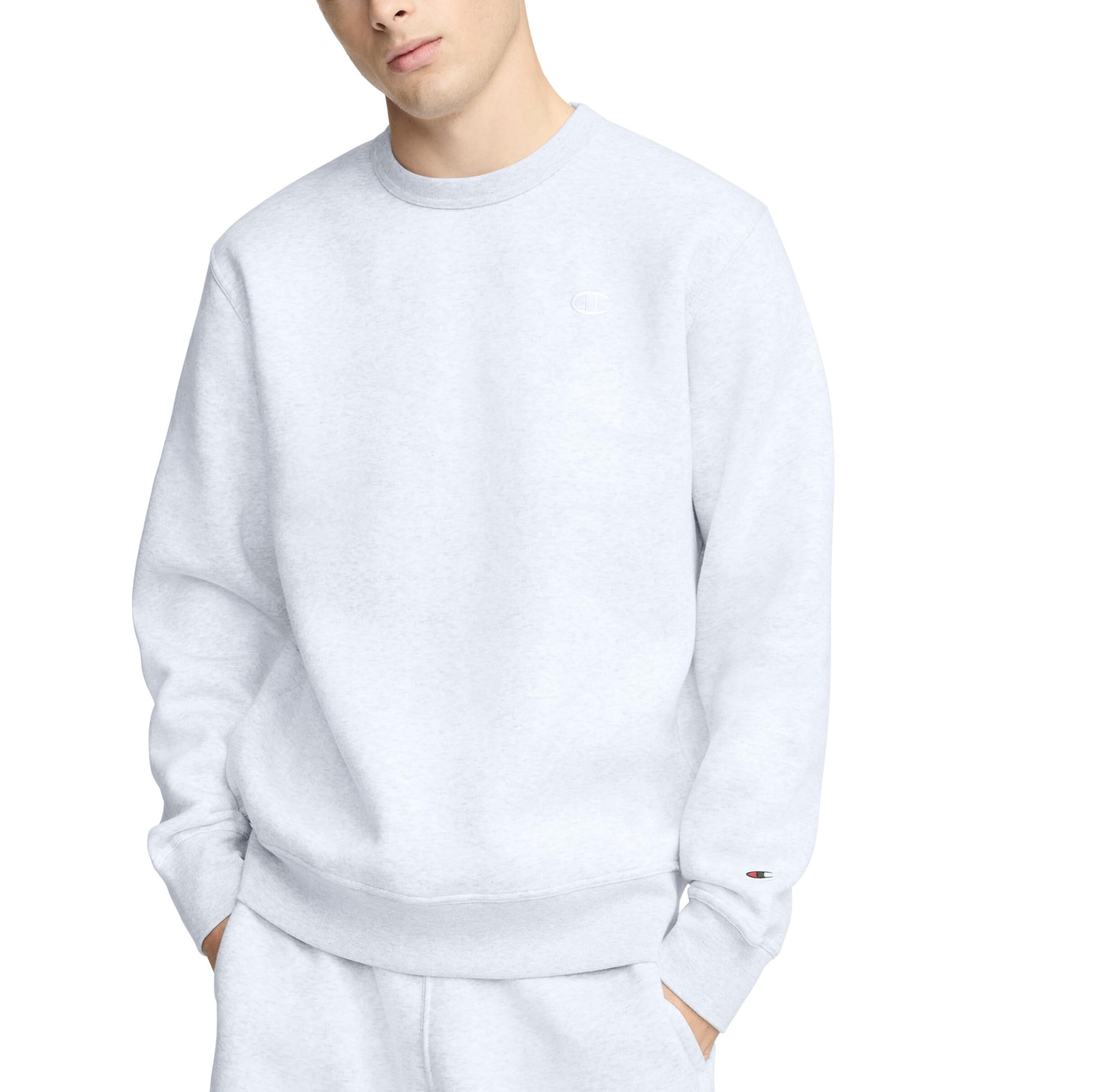 Men's Men's Crewneck Fleece Sweatshirt, Standard Fit, Midweight, C Logo, Available in Regular and Big & Tall