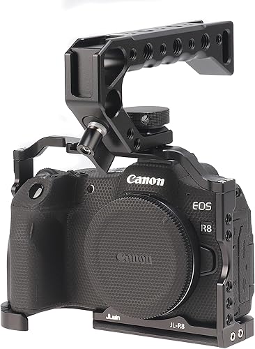 Vista 15 de Fotga Soporte estabilizador de jaula de cámara de aluminio de aleación + mango superior para Sony A7C ILCE-7C α7C sin espejo DSLR cámara de vídeo