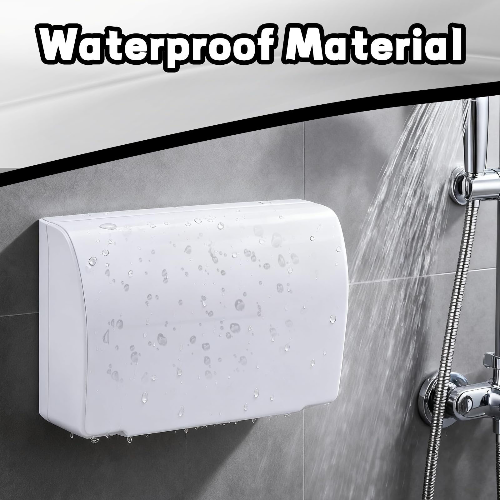2pcs Socket Covers, Plug Covers Waterproof Socket Protector Box for Outdoor & Indoor Use, Double Cover with Secure Seal, Safety for Home Protection, Easy to Install & Use(Double, White) - Image 4