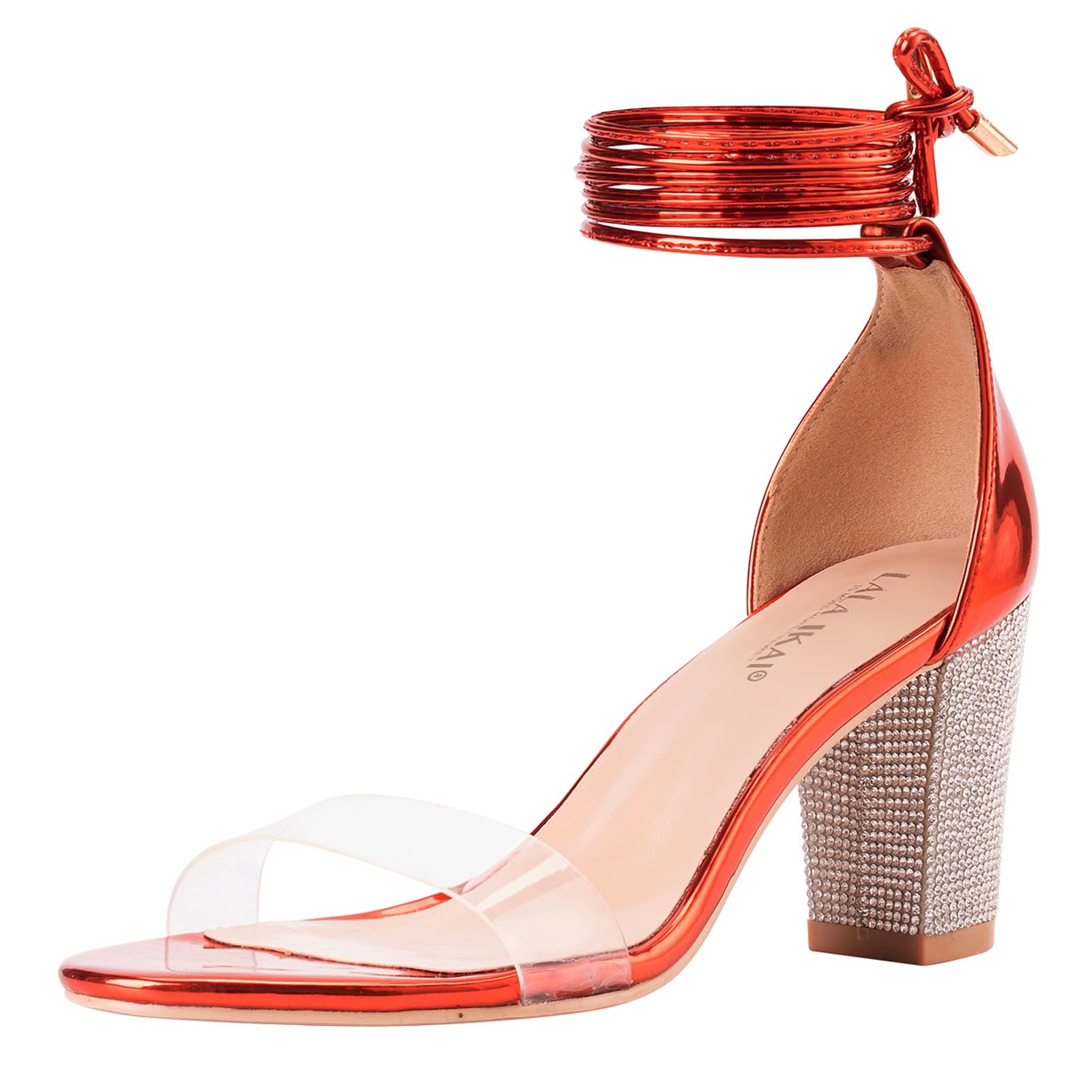 womens gold chunky heels