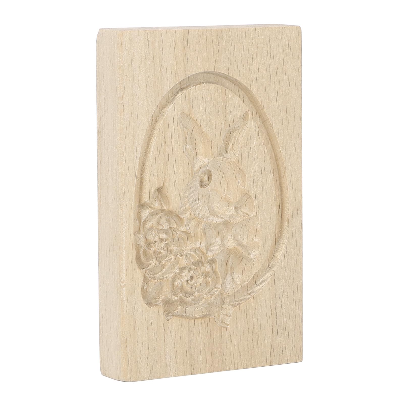 Keksausstecher, Keksformen aus Holz, Kekse, Keksstempel, Holzplätzchen, leicht zu lösen, wiederverwendbar, waschbar, geschnitzter Keks-Pressstempel for die Küche Hause