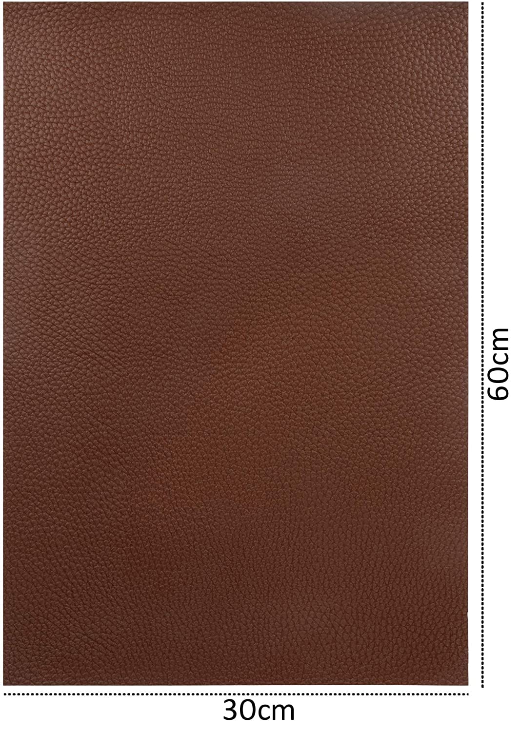 HomeFast HomeFast Artificial PU Leather Patches Faux Synthetic Leather Fabric Self Adhesive for Sofa, Car Seats, Handbags, Jackets Repair Patches Sticky DIY Material, 60x30cm (Pack of 2) 3