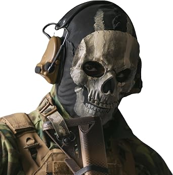 Ghost Balaclava Skeleton Ski Mask Ghost Halloween Cosplay Costume Scream Windproof Face Skull Masks
