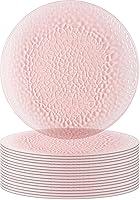 Vista 47 de Party Bargains - Bajoplatos de 13 pulgadas (4 unidades), borde dorado martilleado en rosa, bajoplatos desechables y resistentes para cenas elegantes