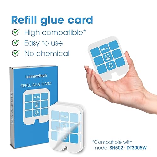 Miniatura 2 de LahmazTech Paquete de 24 tarjetas de pegamento  Tablas adhesivas de repuesto para Safer Home SH502 y Dynatrap DT3005W  Compatible con SH502 y