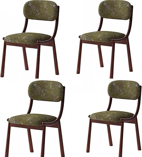 Vista 11 de Armless Side Chairs Single Leisure Chair, Upholstered Boucle Dining Chairs, Vanity Chair with Curved Backrest and Solid Wood Legs, for Kitchen and