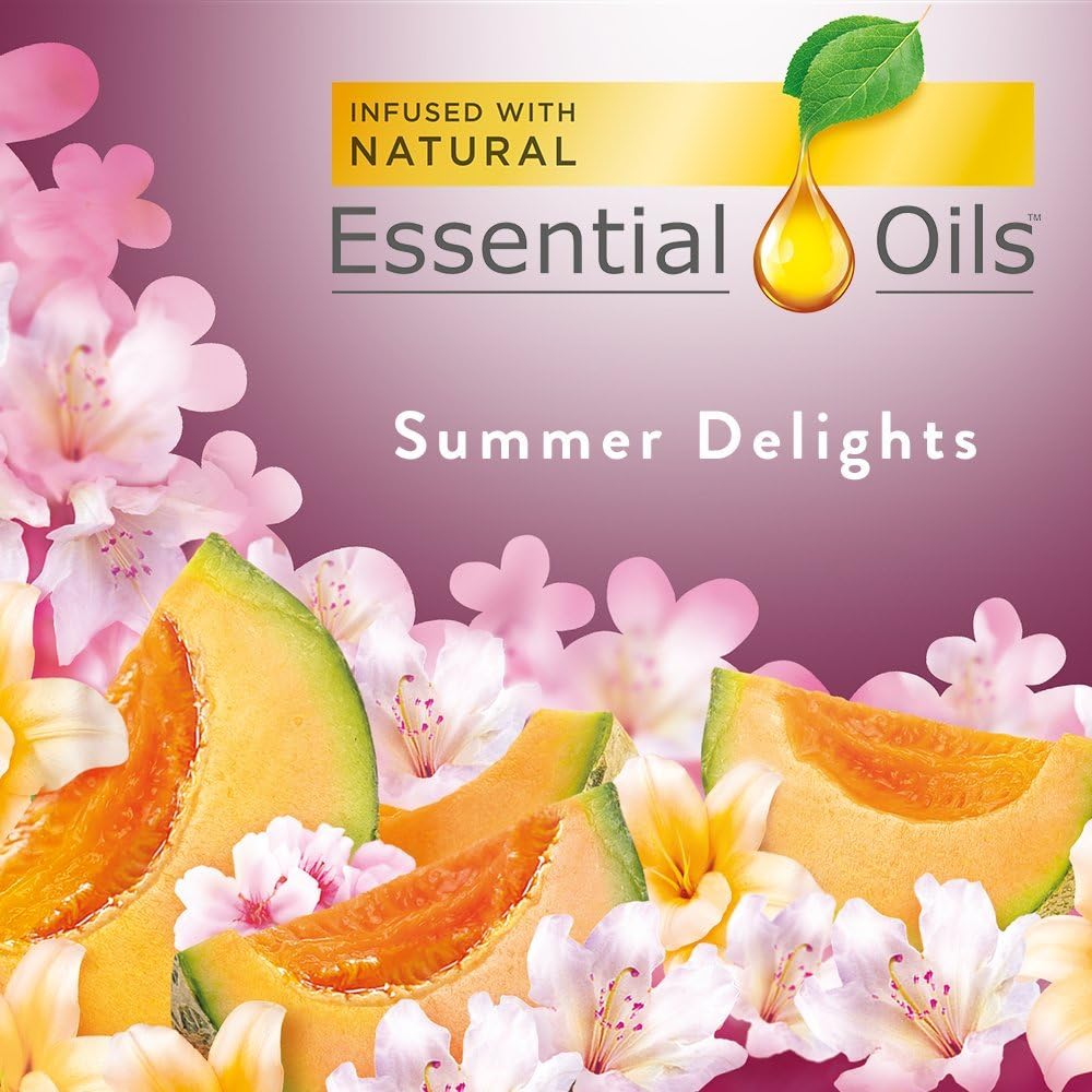 Air Wick Scented Oil Twin Refill Life Scents Summer Delights (White Flowers/Melon/Vanilla) (2X.67) Oz. (Pack of 10)