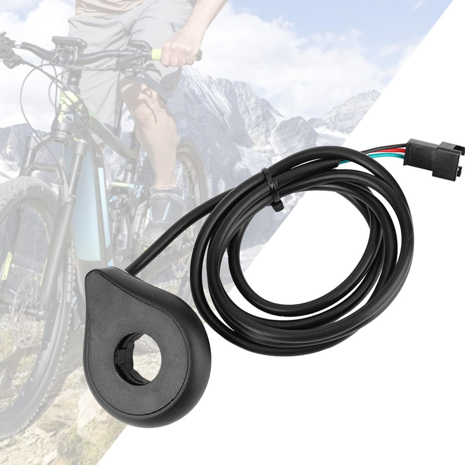 Bike Pedal Assist Sensor, Black ABS Electric Bike Pedal Assist 12 Magnets Assistant Sensor Speed Sensor Electric Bike Drive System E Bike Conversion Cycling Accessories Car & Motorbike