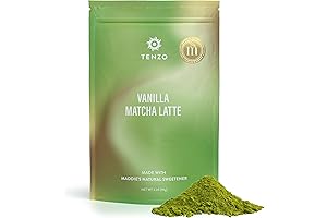 Tenzo Vanilla Matcha Latte: Divine Harmony of Ceremonial Matcha and Sweet Vanilla
