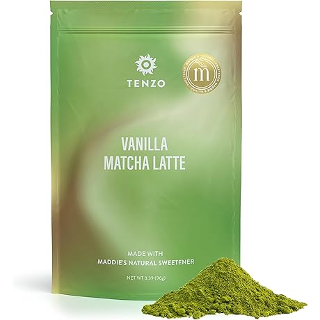 Tenzo Vanilla Matcha Latte: Divine Harmony of Ceremonial Matcha and Sweet Vanilla