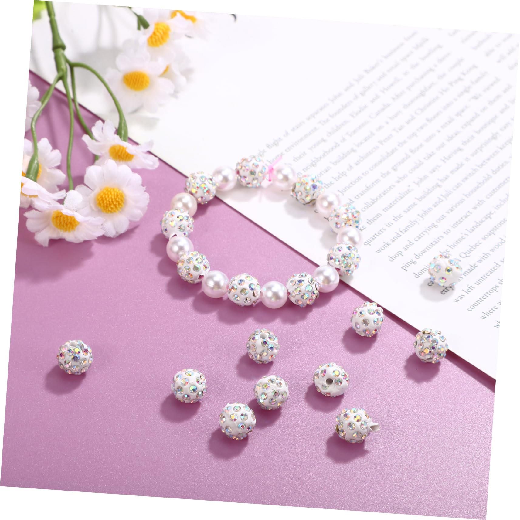Operitacx 500piezas Abalorios De Rhinestone Para Fabricación De Joyas Brillantes Para Pulseras y Manualidades