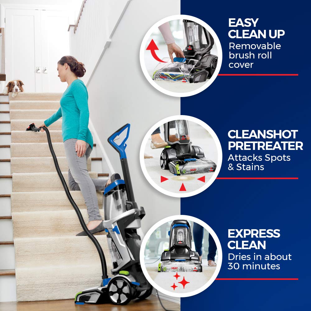 Bissell Proheat 2X Revolution - Nettoyeur Tapis Avec Accessoires, Tuyau, Brosse