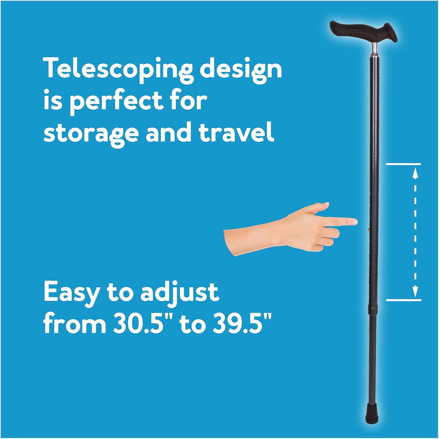 Gеt Pорulаr оƒƒеr Carex Health Brands Comfort Walking Cane with an Ergonomic Extra Comfortable Grip, Dark Gray