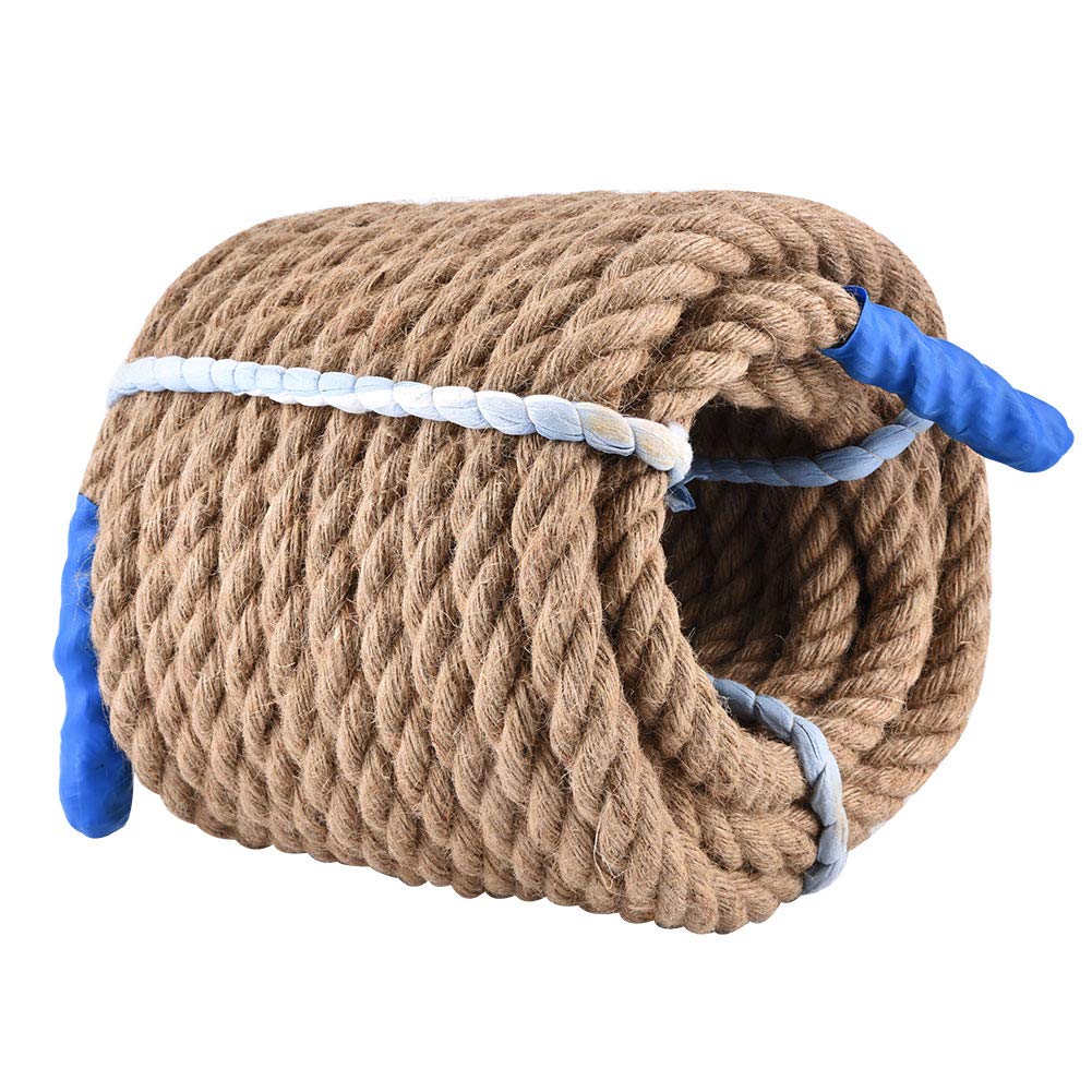Jute Rope, Outdoor Sport Climbing Jute Rope, 20M Rope Bundling String Jute Twine for Tug of War Ropes, Packaging, Bundling, Gardening, Pastures