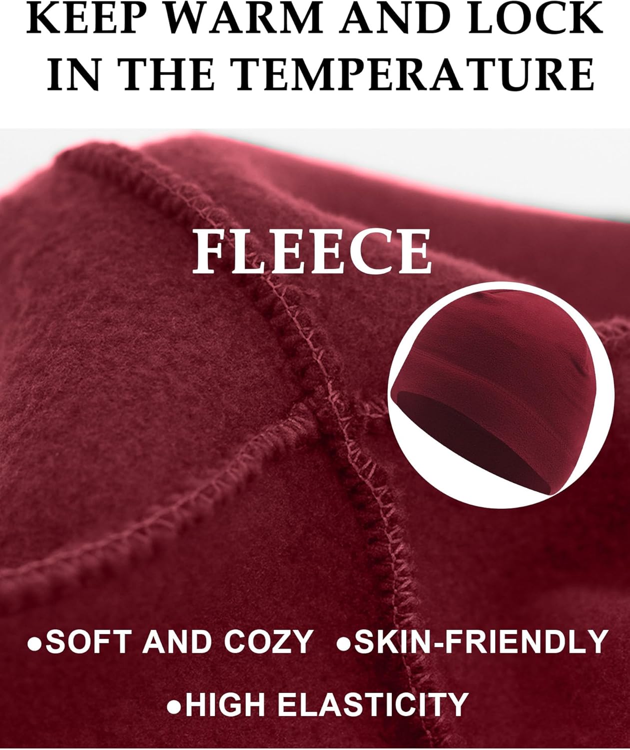 Liitrsh 72 Pcs Winter Beanies and Gloves Bulk Men Women Cold Skull Cap Warm Fleece Hat Gloves for Homeless (Classic 3) - Image 3