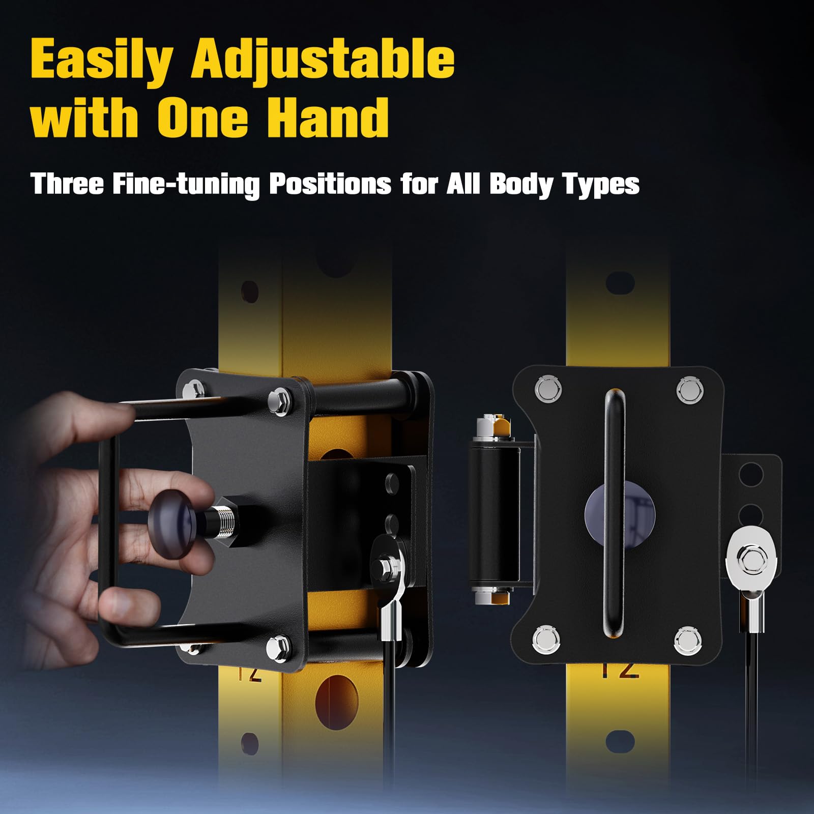 ToughFit F4 Smith Machine, Power cage with Adjustable Cable Crossover System, All-in-One Squat Rack Training Equipment for Home Gym