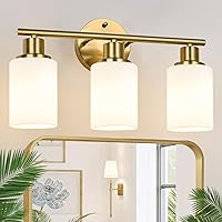 Vista 15 de Accesorios de iluminación de baño de 5 luces, luces de tocador modernas negras con pantalla de vidrio transparente, lámpara de pared de baño