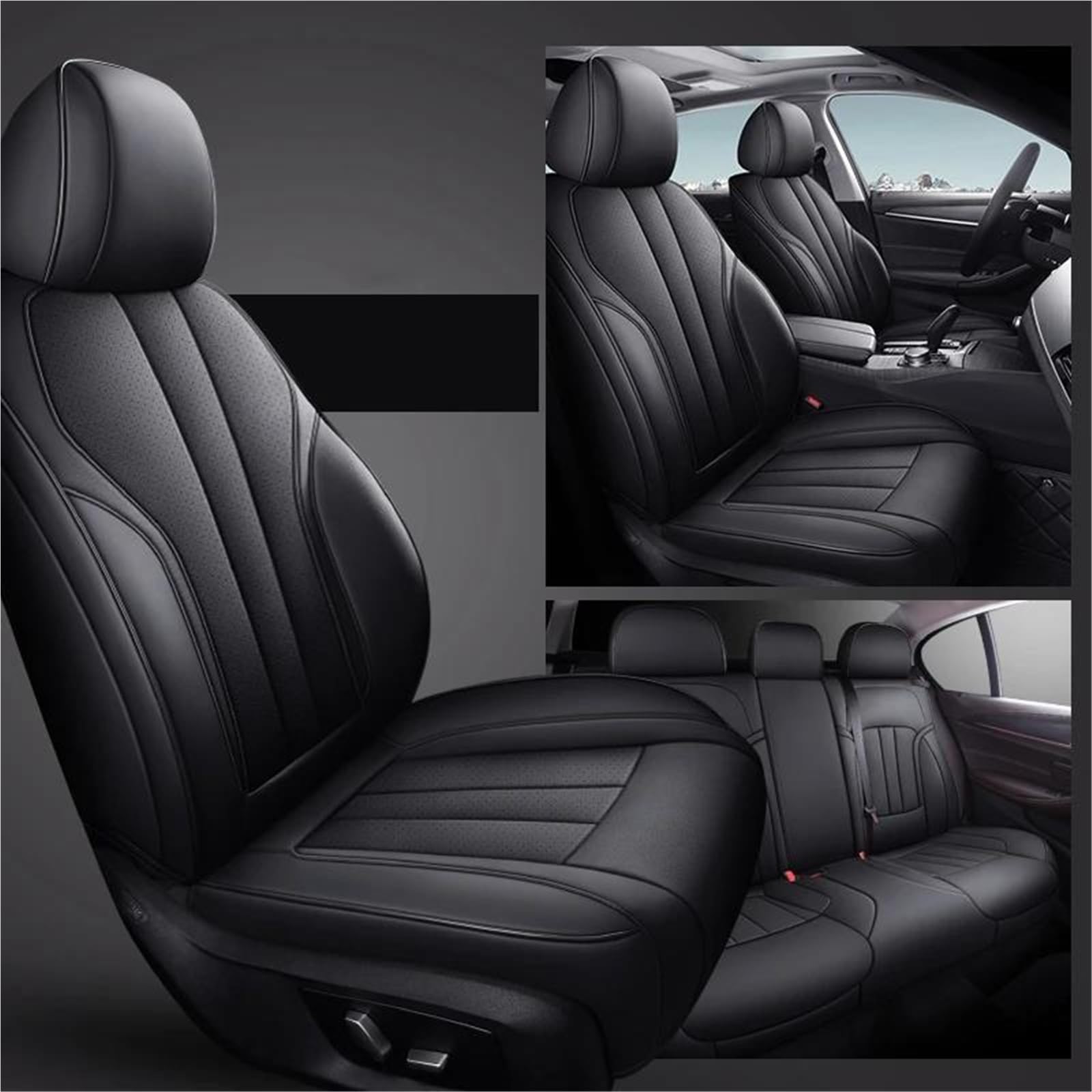 Generico Set Completo Coprisedili per Auto, Accessori per Interni Auto per Hyundai per Tucson per Santa per Cruz per Creta Accessori