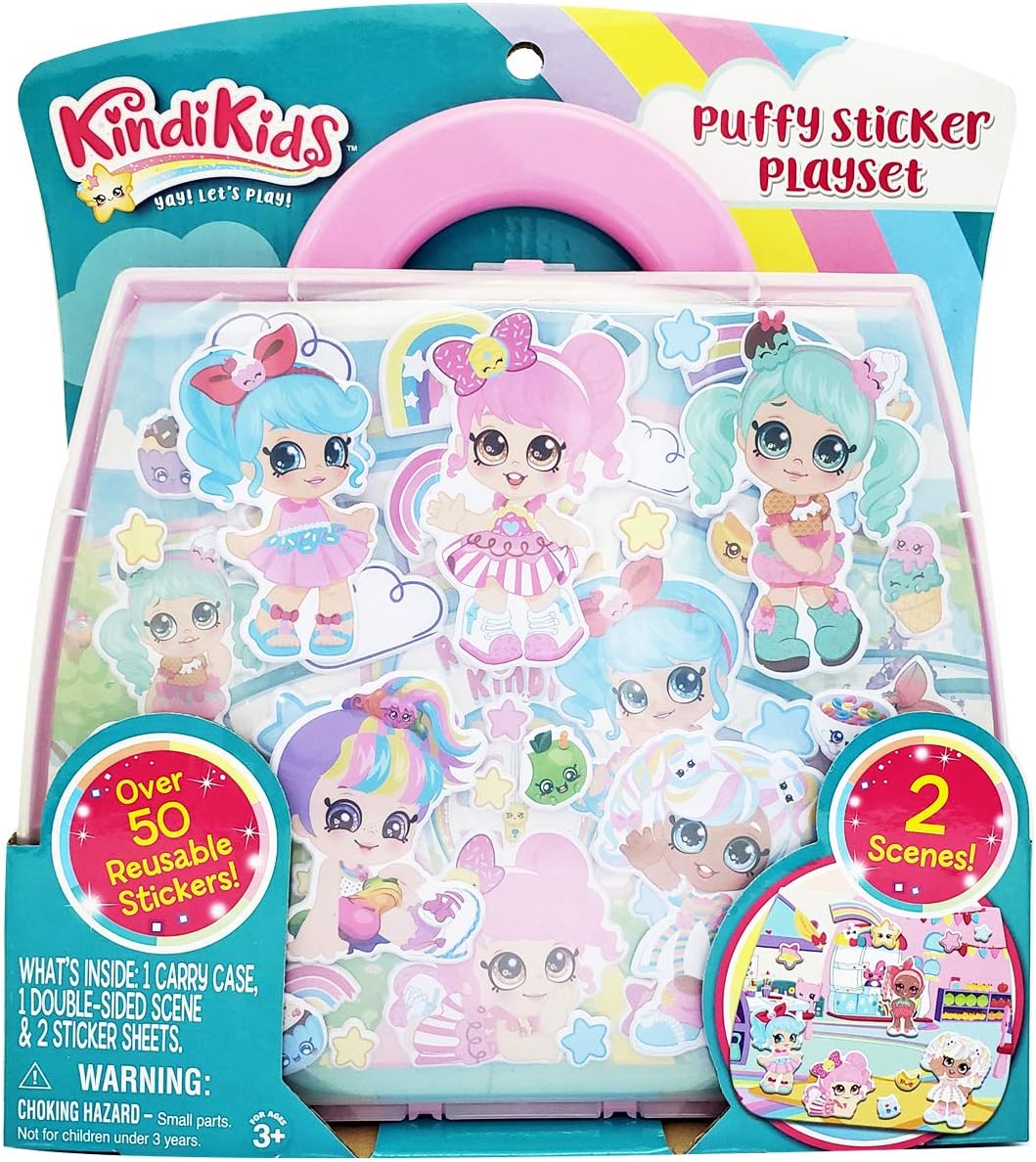 Kindi Kids Puffy Sticker Playset