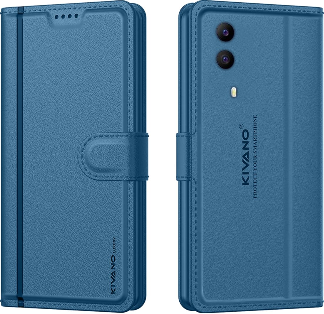 KIVANO LUXE® Compatible with Vivo Y51 (2020) / Vivo Y53s / Vivo Y31 / Vivo Y51A Artisanal Leather Wallet with Card Holder for Men Women, Magnetic Flip Folio Cover with Stand RFID Blocking Cell Phone (B0CB4PCR7S) Amazon Price History, Amazon Price Tracker