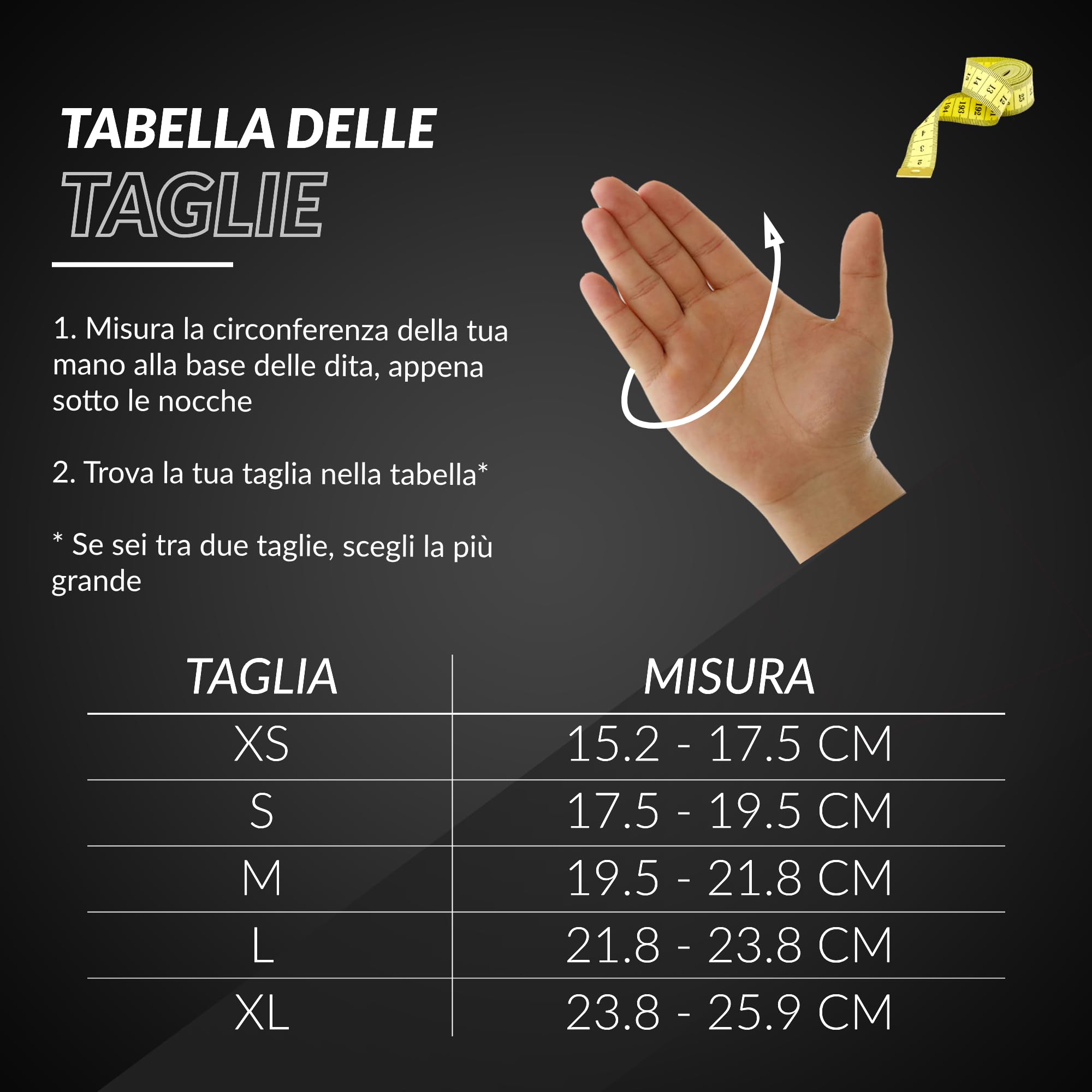 TYNOR Guanti Da Palestra E Sollevamento Pesi, Imbottiti, Senza Dita, Con Polsiera Regolabile, Taglia XL, Per Uomini E Donne, Crossfit