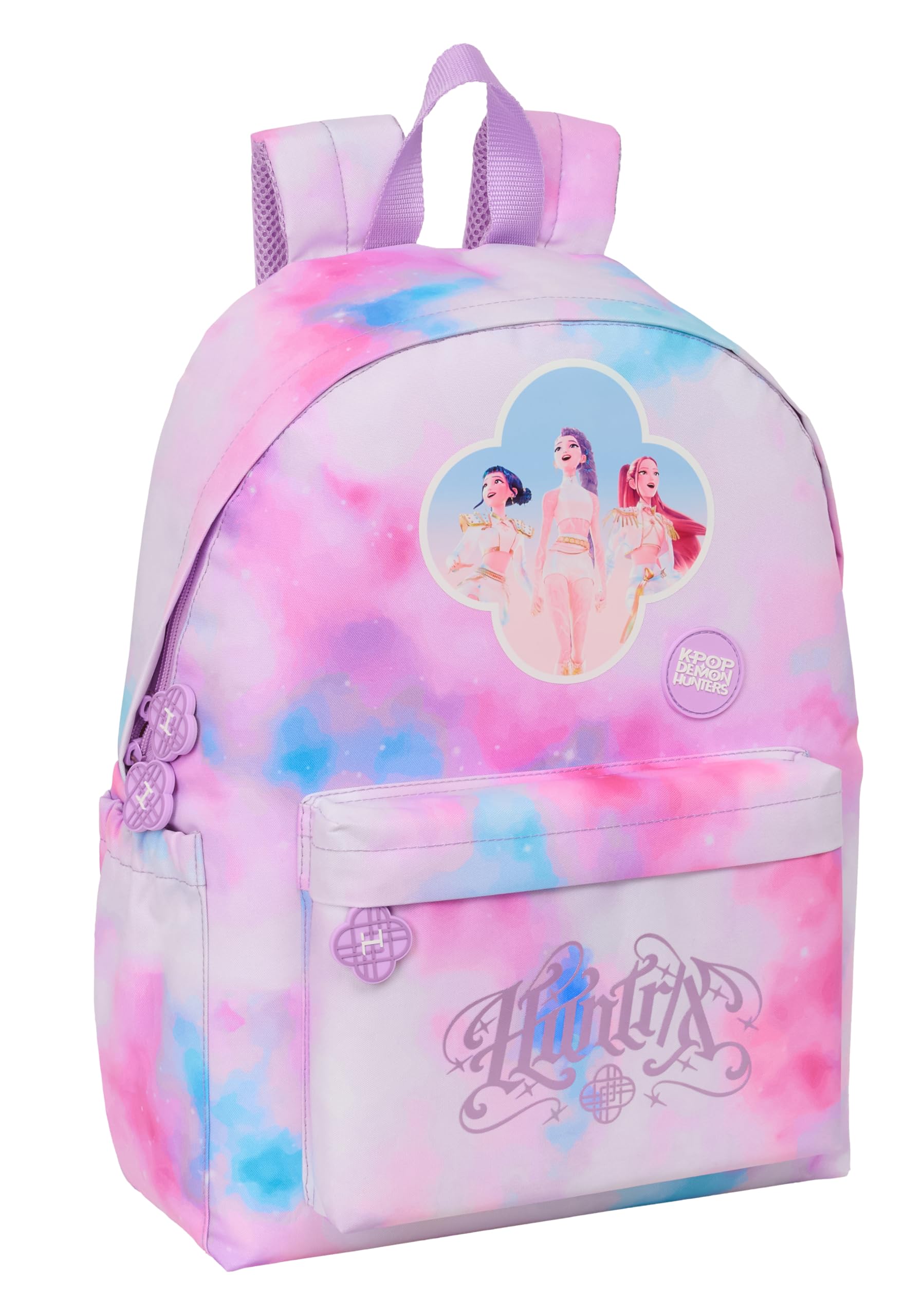 K-POP Demon Hunters - ARTIST - Mochila para Portátil 14.1", Ideal para Jóvenes de Diferentes Edades, Cómoda y Versátil, Resistencia, 31x13x43 cm