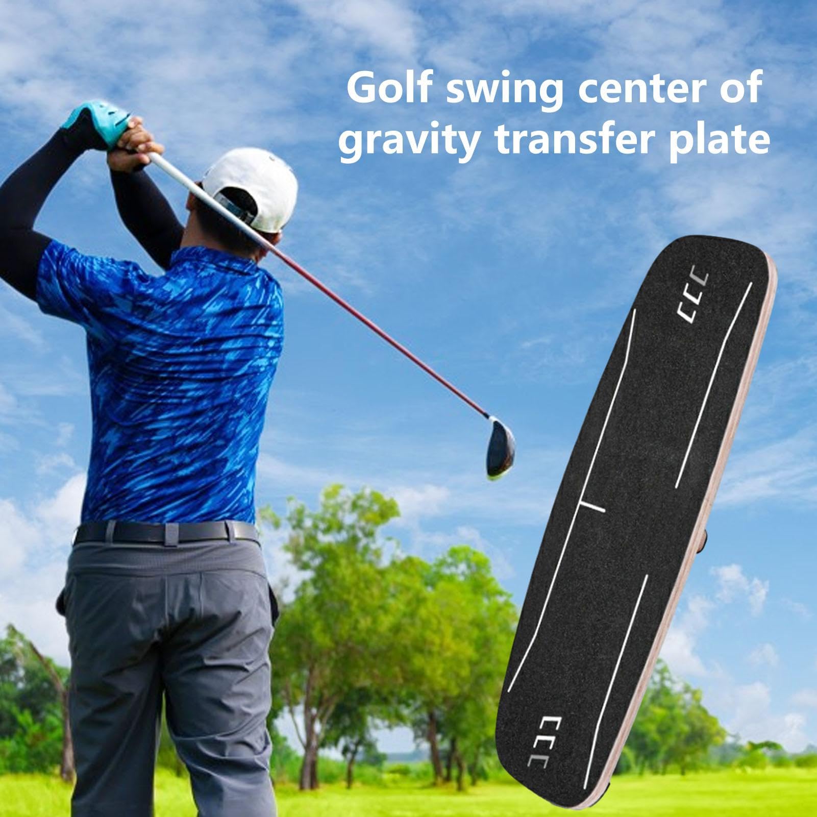 Płyta dociskowa do zmiany ciężarów golfowych, deska do balansowania golfa, deska ciśnieniowa do huśtawki golfowej, pomoc treningowa, akcesoria golfowe, poprawa równowagi i stabilizacja, sprzęt do