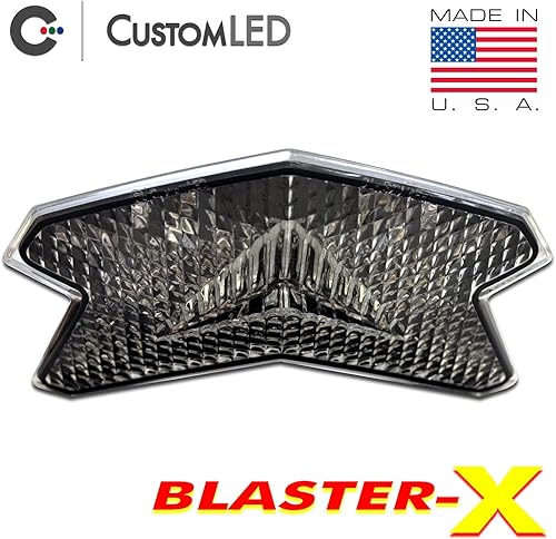 Miniatura 2 de Luz trasera LED integrada Kawasaki Z125 PRO Blaster-X 2017-2024 (lente transparente)